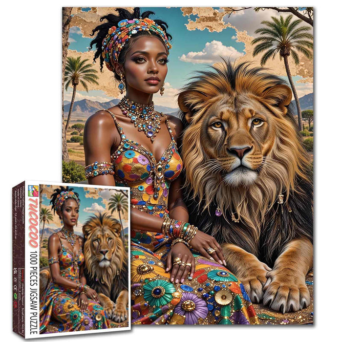 Radiant Queen Lion Spirit Jigsaw Puzzle