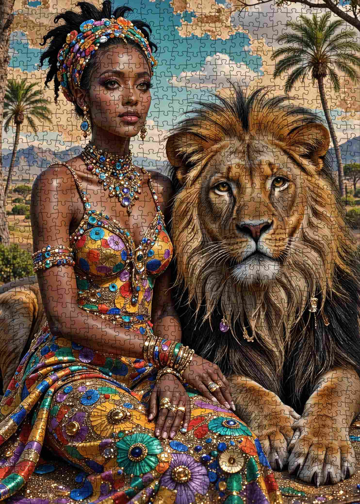 Radiant Queen Lion Spirit Jigsaw Puzzle