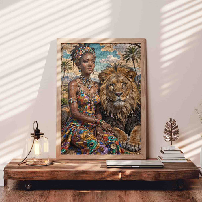 Radiant Queen Lion Spirit Jigsaw Puzzle