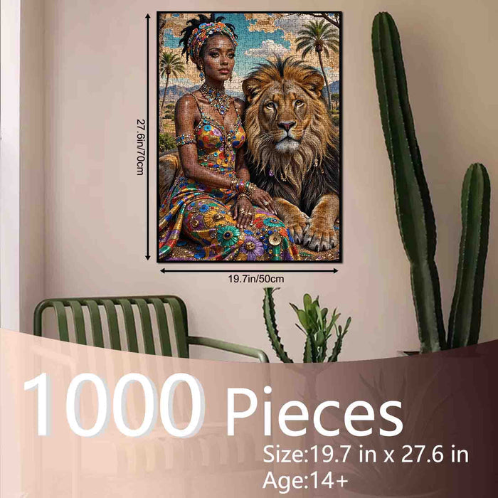 Radiant Queen Lion Spirit Jigsaw Puzzle