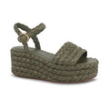 Raffia Platform - Sage