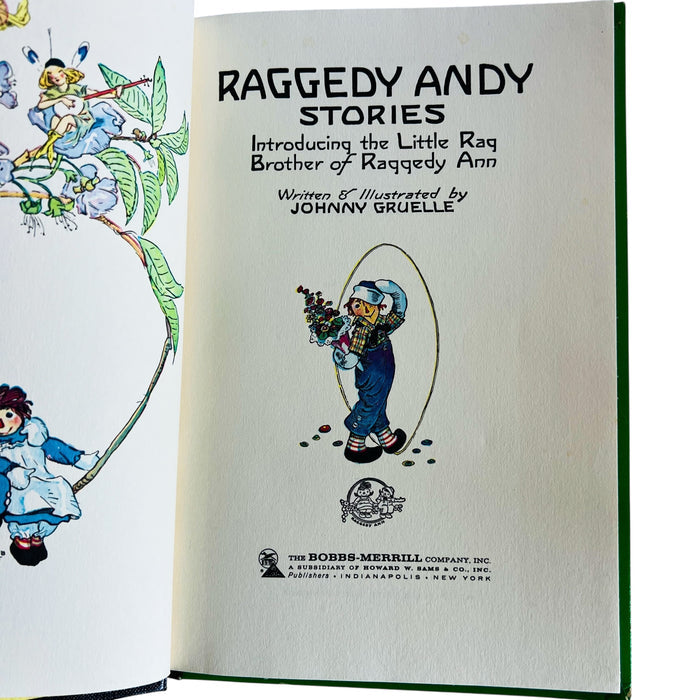 Raggedy Ann Stories 1960 & Raggedy Andy Stories 1961 Johnny Gruelle Books