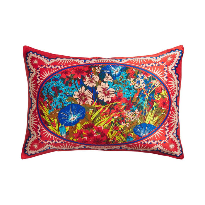 Ramona Silk Pillowcase - Poppy