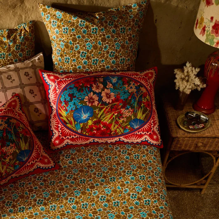 Ramona Silk Pillowcase - Poppy