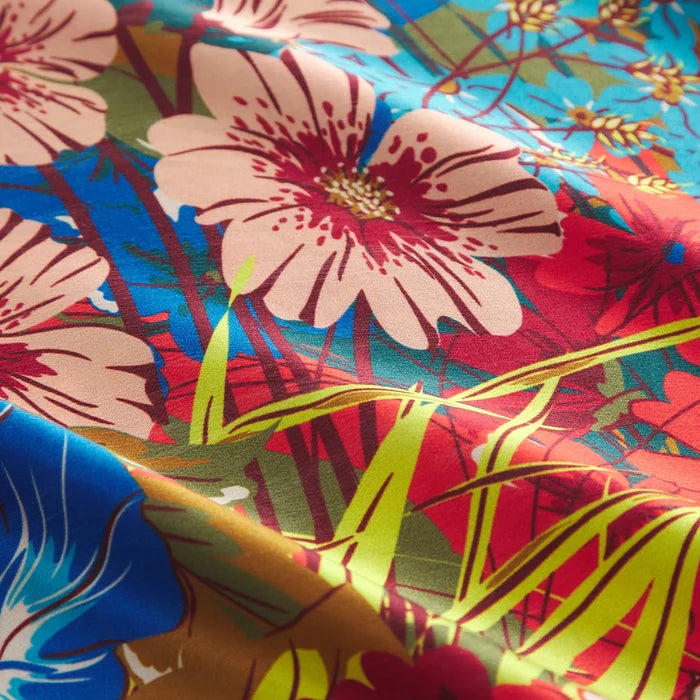 Ramona Silk Pillowcase - Poppy