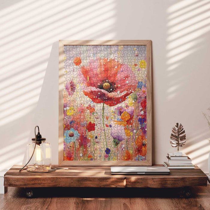 Red Poppy Jigsaw Puzzle