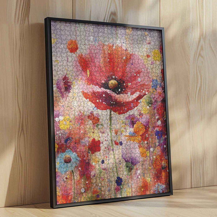 Red Poppy Jigsaw Puzzle