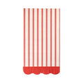 Red Striped Paper Dinner Napkin