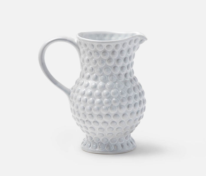 Remi White Bubble Pitcher