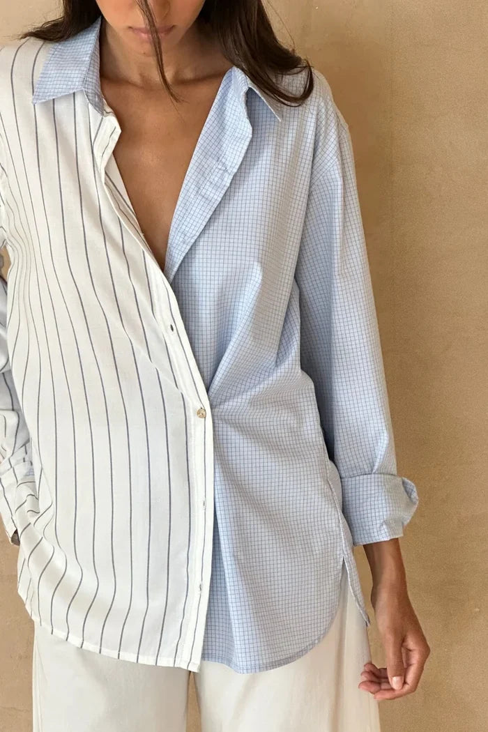 Renny Shirt - Mix Blues