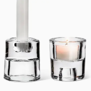 Reversible Taper/Tealite Holder-2"H