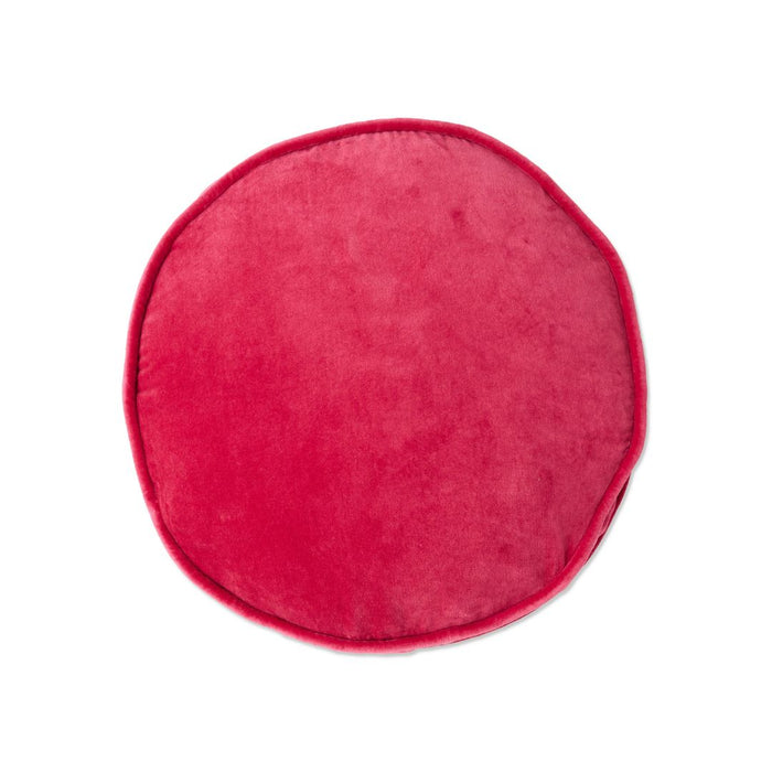 Rhubarb Velvet Pea Cushion