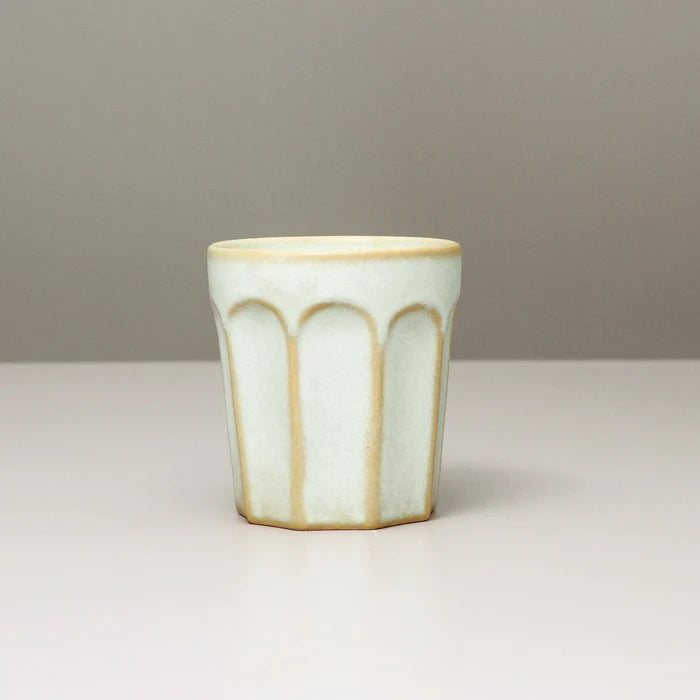 jumbled indigo love collectors ritual latte cup mug coffee ceramic australia mint pale green glaze