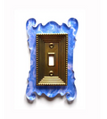 Rococo Blue Agate Switch Plate