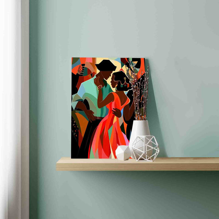 Romantic Dance Embrace Paint by Numbers