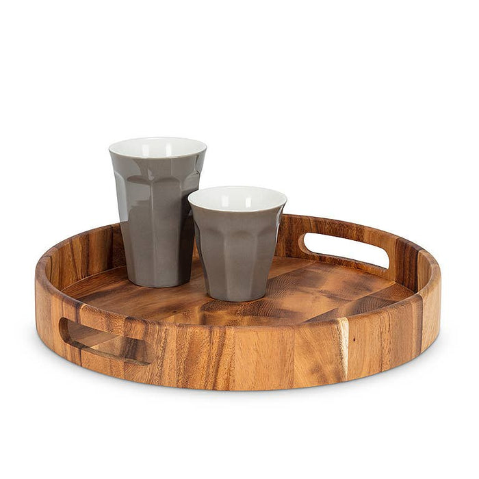Round Tray w/Handles-13"D