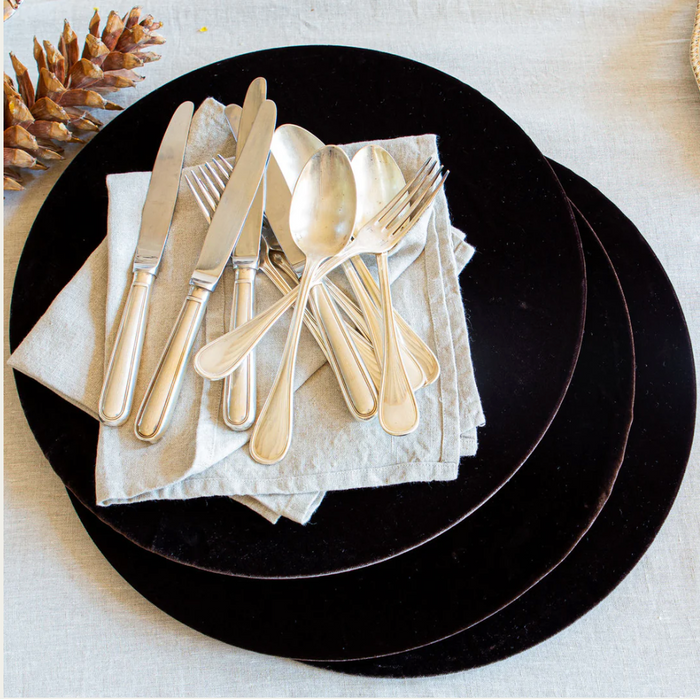 Round Velvet Placemat Covers