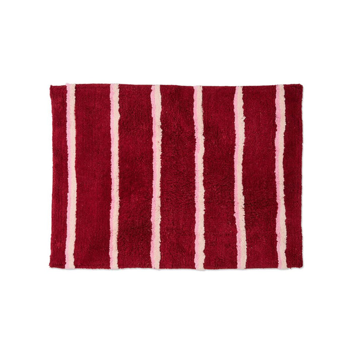 Ruby Rose Stripe Bath Mat