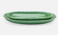 S/2 Eloise Serving Trays, Emerald Glaze