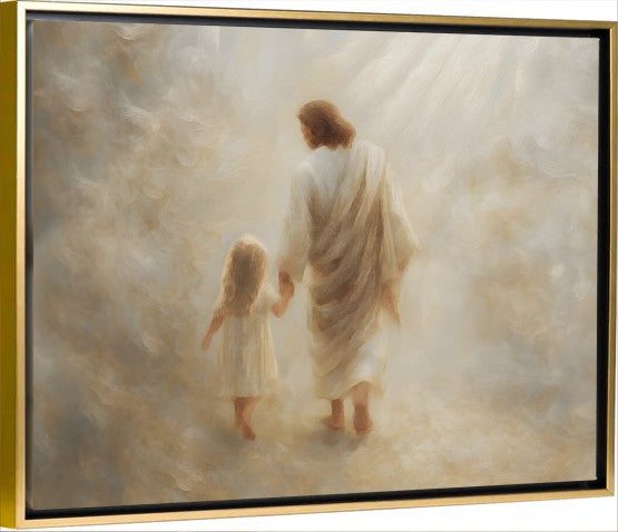 Safe Haven, Blonde Hair Girl - Canvas
