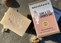 Sand and sea shower bar