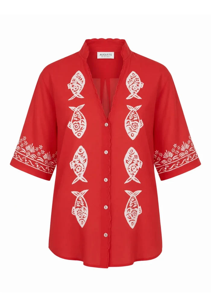 Sardine Embroidered Blouse