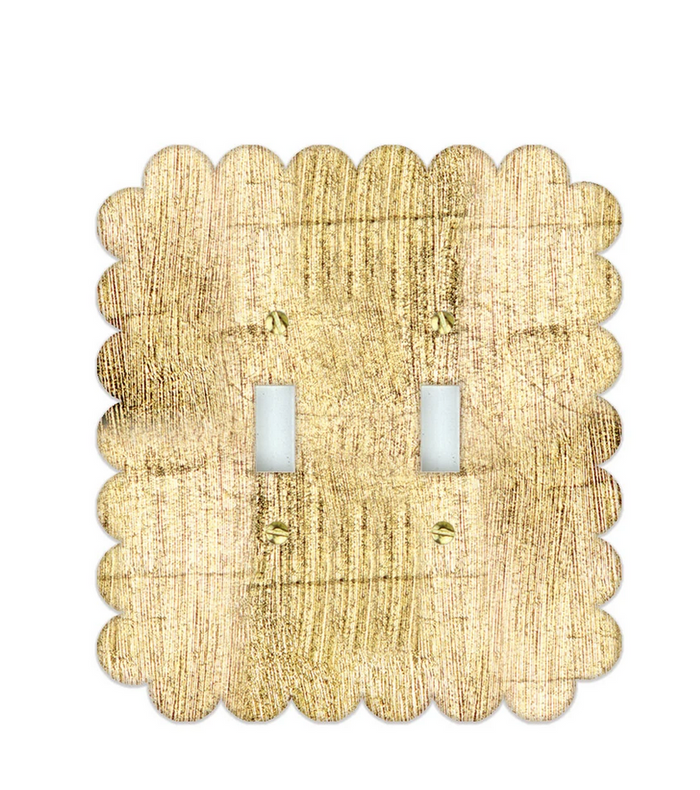 Sassy Switch Plate - Gold Leaf