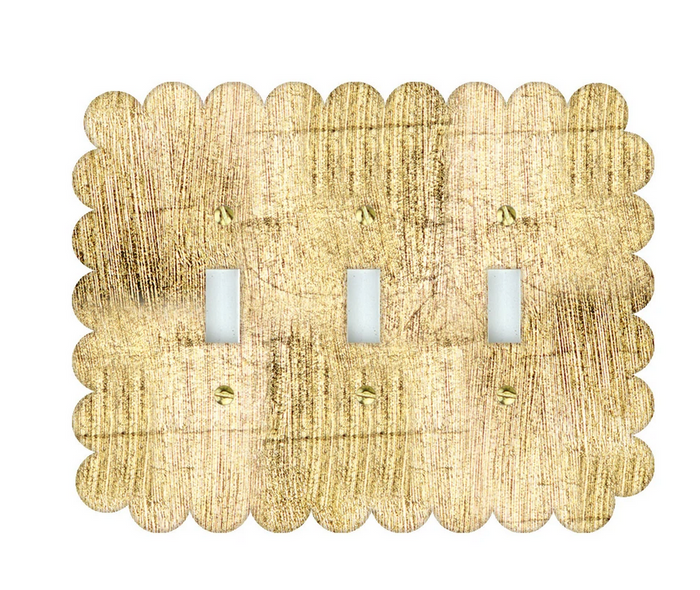 Sassy Switch Plate - Gold Leaf