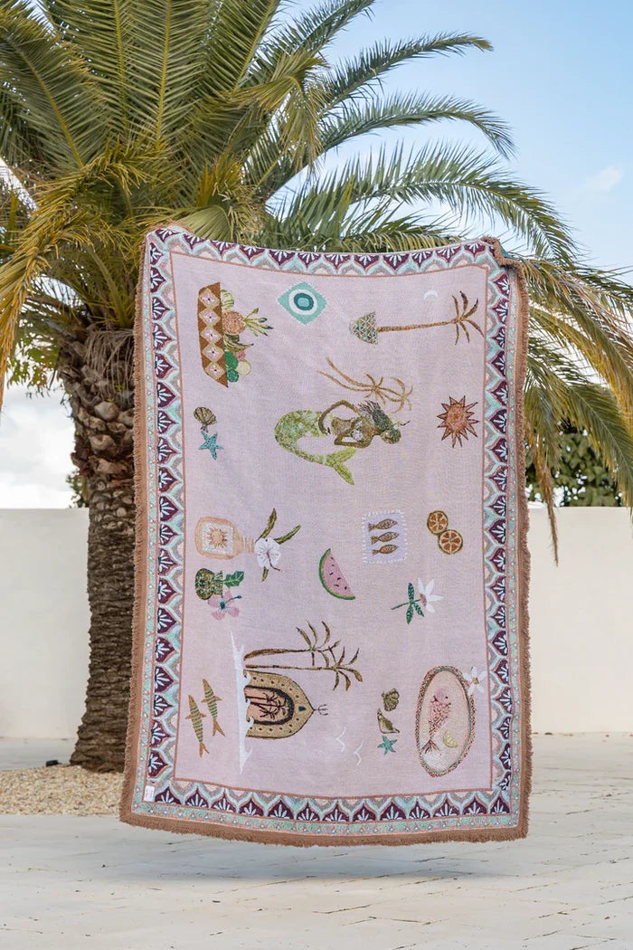 Sea Song Mermaid Throw
