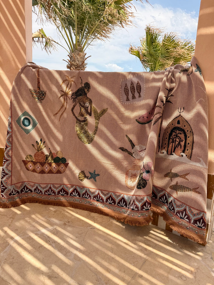 Sea Song Mermaid Throw