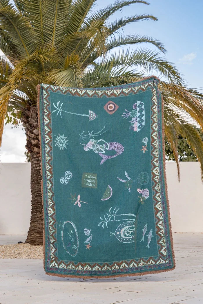 Sea Song Mermaid Throw