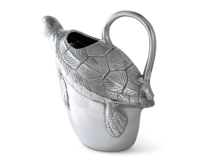 Sea Turtle Pitcher • Coastal Compass Home Decor