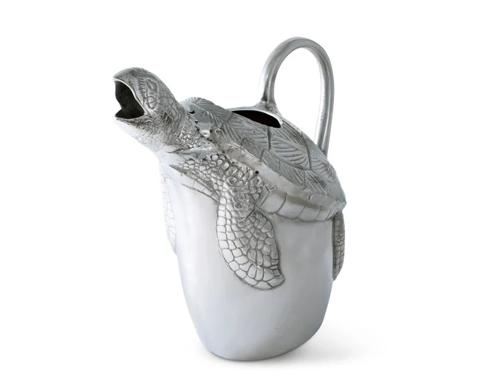 Sea Turtle Pitcher • Coastal Compass Home Decor
