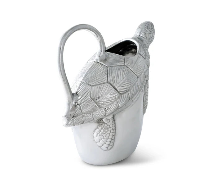 Sea Turtle Pitcher • Coastal Compass Home Decor