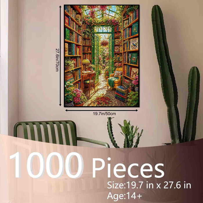 Secret Garden Library Jigsaw Puzzle
