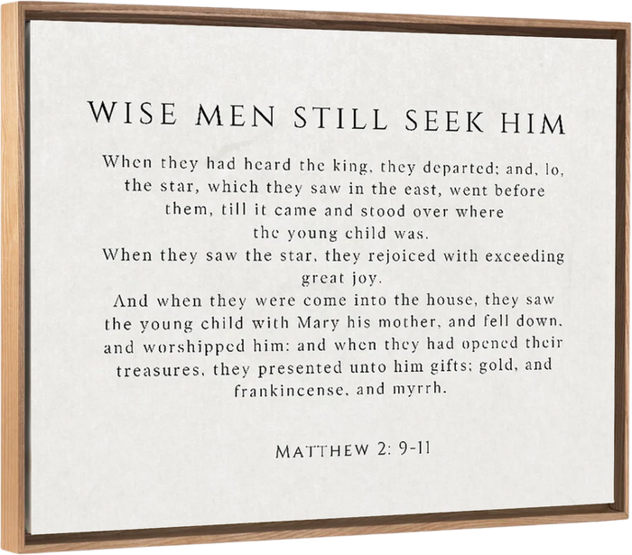 Seek Him - Canvas