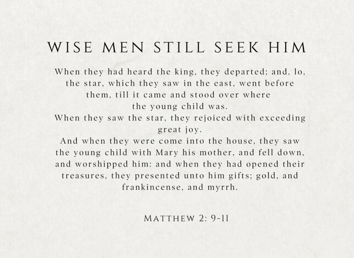 Seek Him - Print