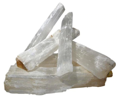 Selenite Fireplace Logs