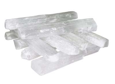 Selenite Fireplace Logs