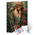 Angel Among Roses Paint by Numbers