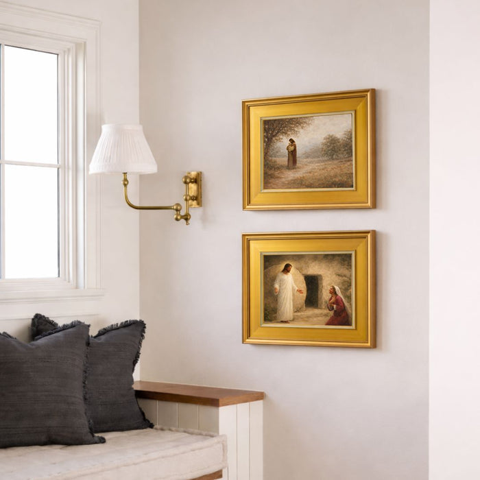 Set of 2 Framed Prints | Easter – Paths of Peace & At the Tomb