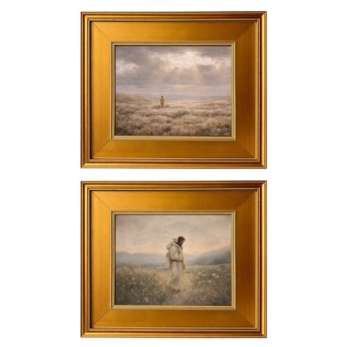 Set of 2 Framed Prints | Open Heavens & Along the Narrow Path