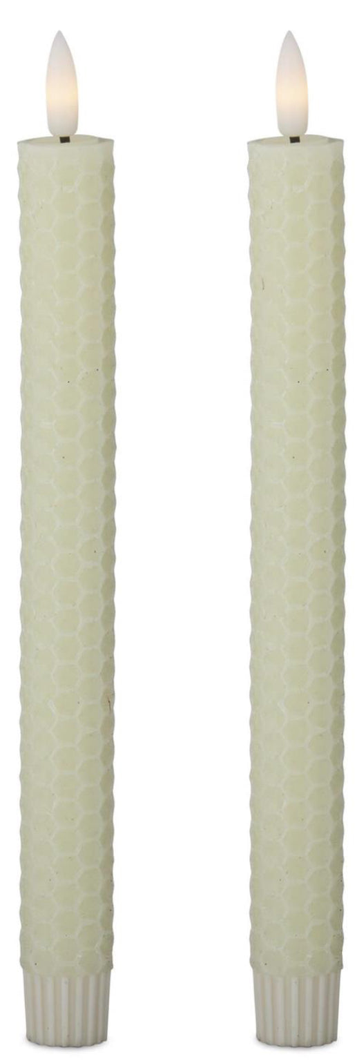 Set of 2 LED comb candles