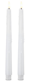 Set of 2 LED drip candles