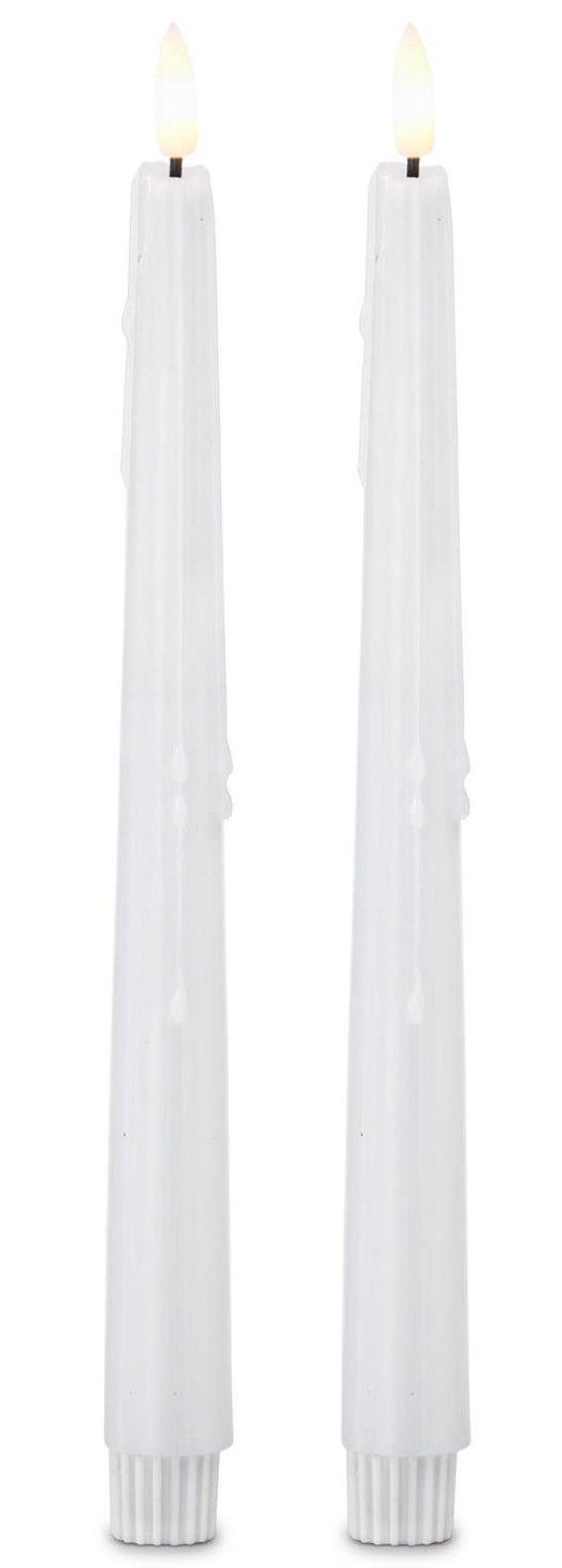 Set of 2 LED drip candles