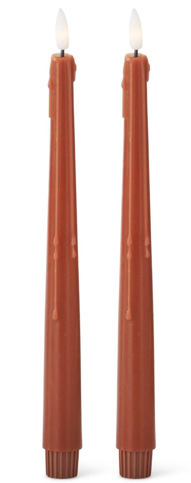 Set of 2 LED drip candles