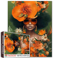 Sexy African Model Painting Jigsaw Puzzles