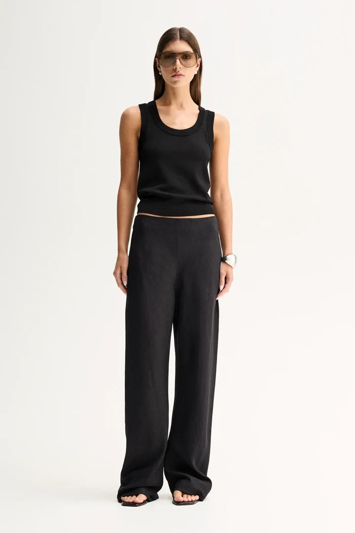 Silas Knit Top - Black