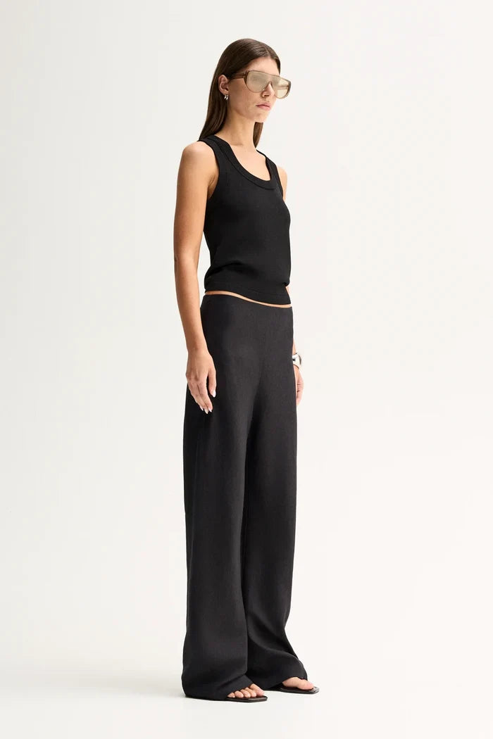 Silas Knit Top - Black