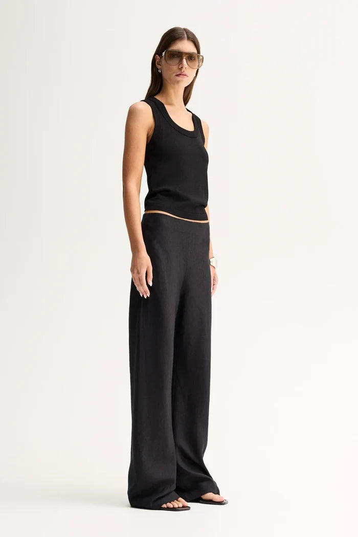 Silas Knit Top - Black